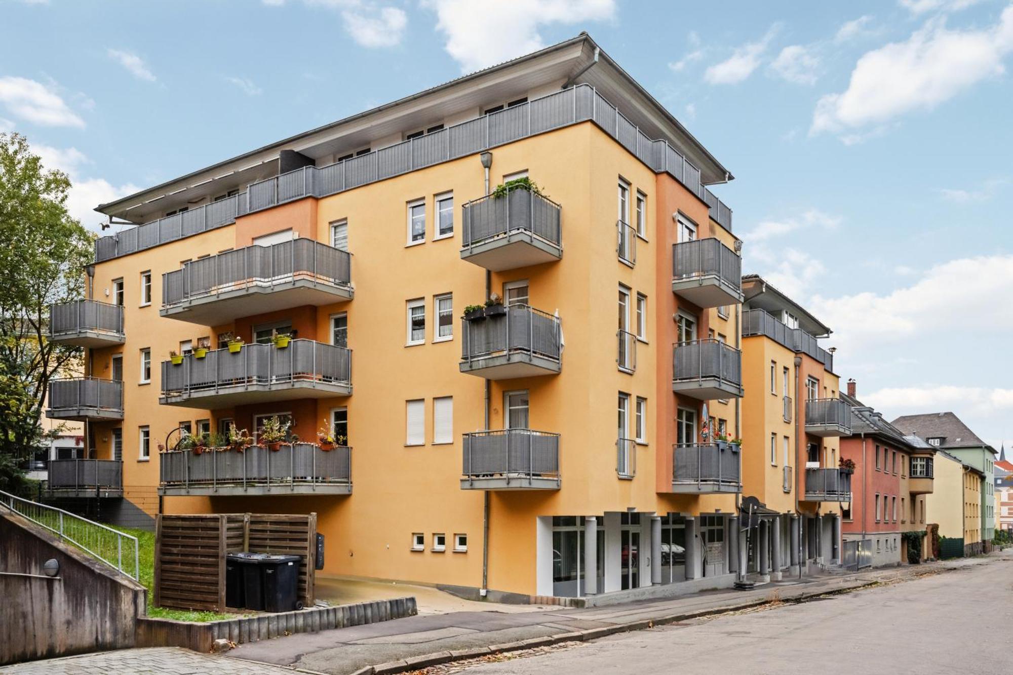 Edler Wohnraum Schwanenteich-Suite Mit Balkon, Kaffeevollautomat, Lift & Parkplatz ซวิคเคา ภายนอก รูปภาพ